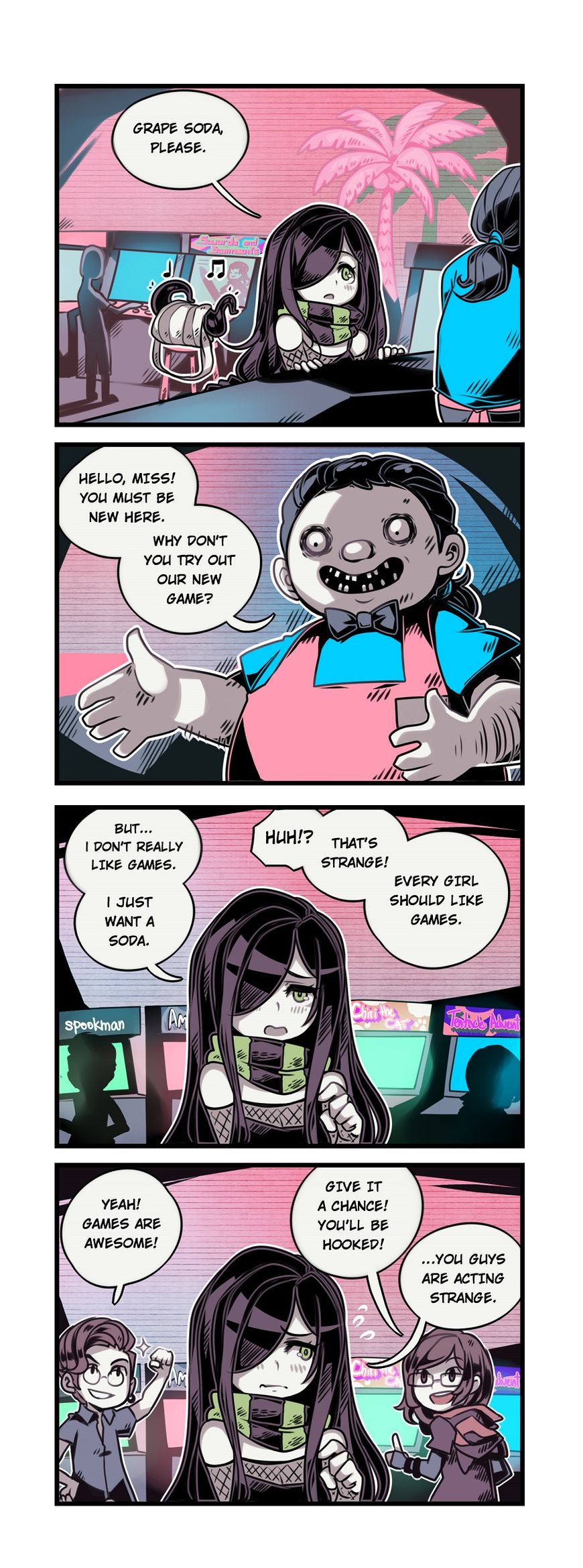 The Crawling City Chapter 3 page 6 - Chapter 3 : Sunny Day Arcade