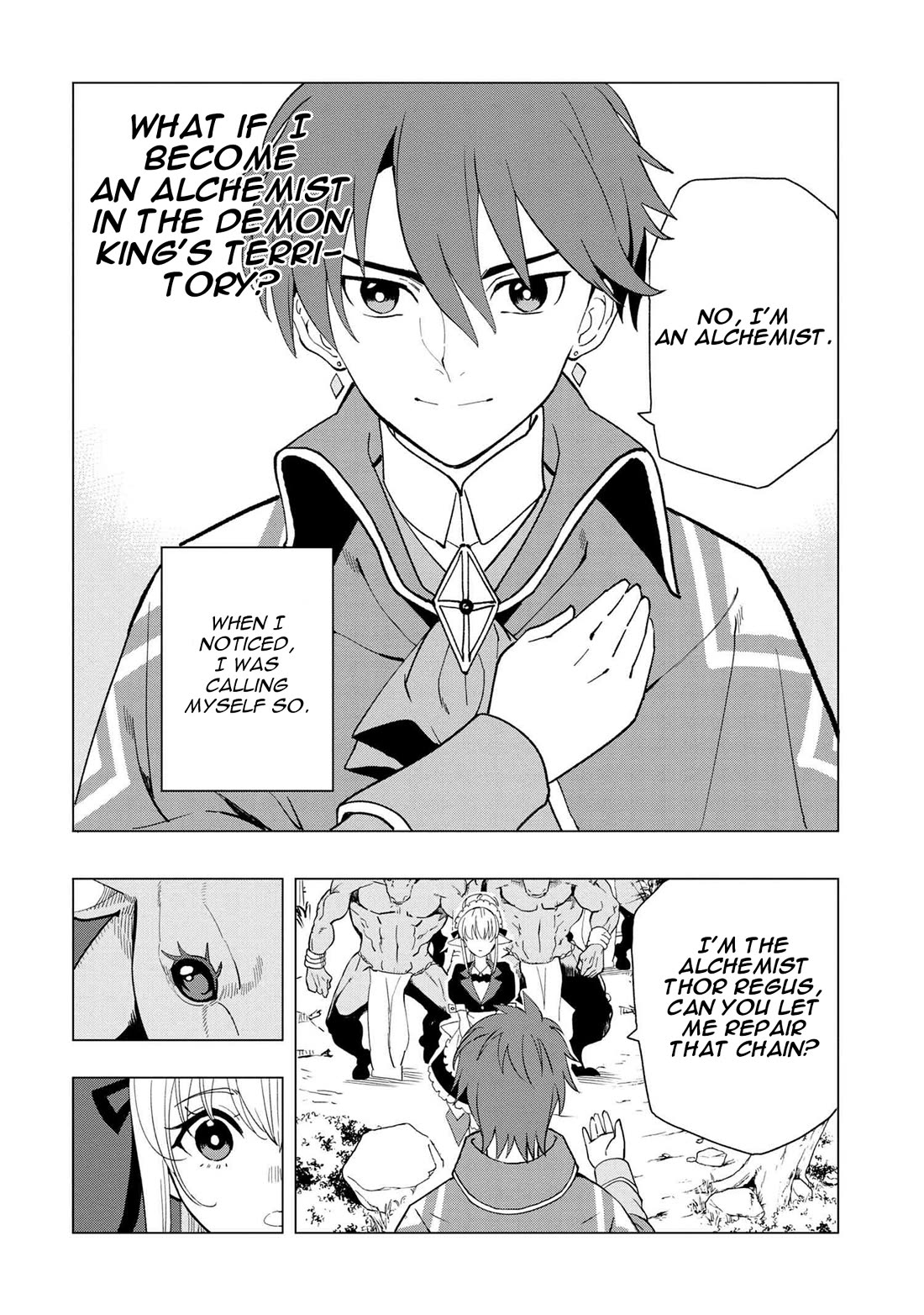 The Creation Alchemist Enjoys Freedom: If I Am Exiled From My Hometown, I Can Make Magic Items With Transcendent Effects at the Knees of the Demon Lord Chapter 1 page 44 - Chapter 1