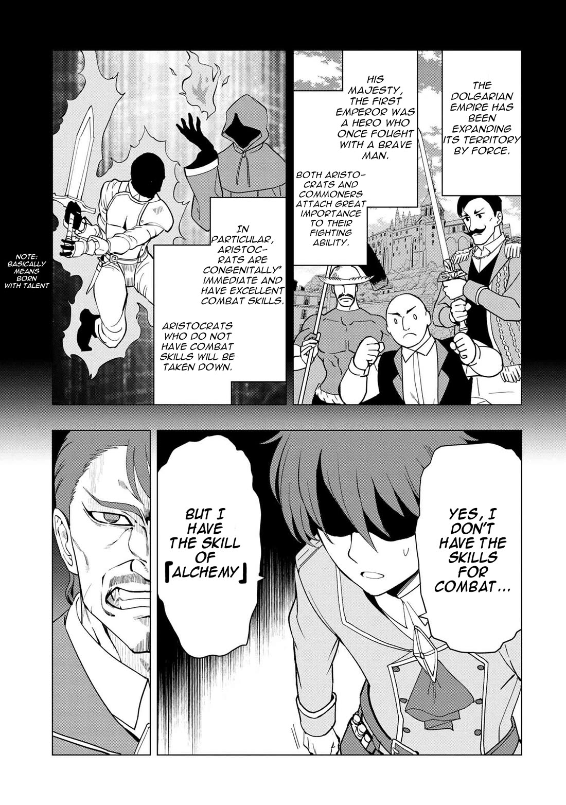 The Creation Alchemist Enjoys Freedom: If I Am Exiled From My Hometown, I Can Make Magic Items With Transcendent Effects at the Knees of the Demon Lord Chapter 1 page 8 - Chapter 1