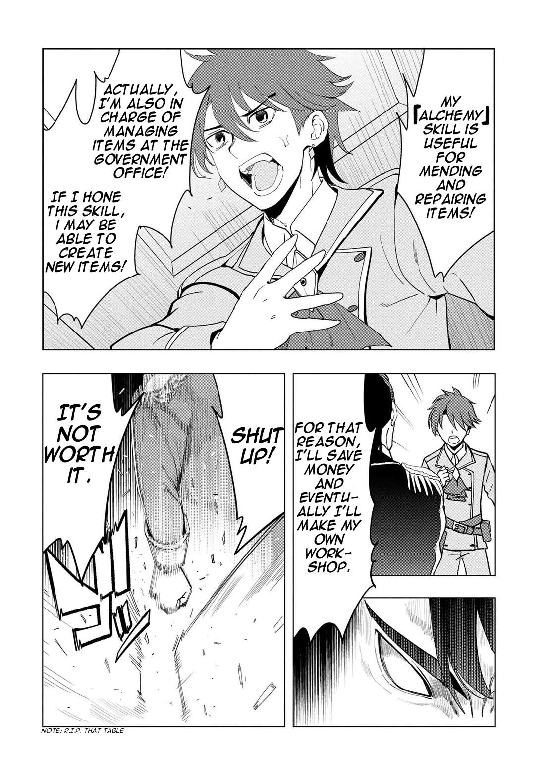 The Creation Alchemist Enjoys Freedom: If I Am Exiled From My Hometown, I Can Make Magic Items With Transcendent Effects at the Knees of the Demon Lord Chapter 1 page 9 - Chapter 1