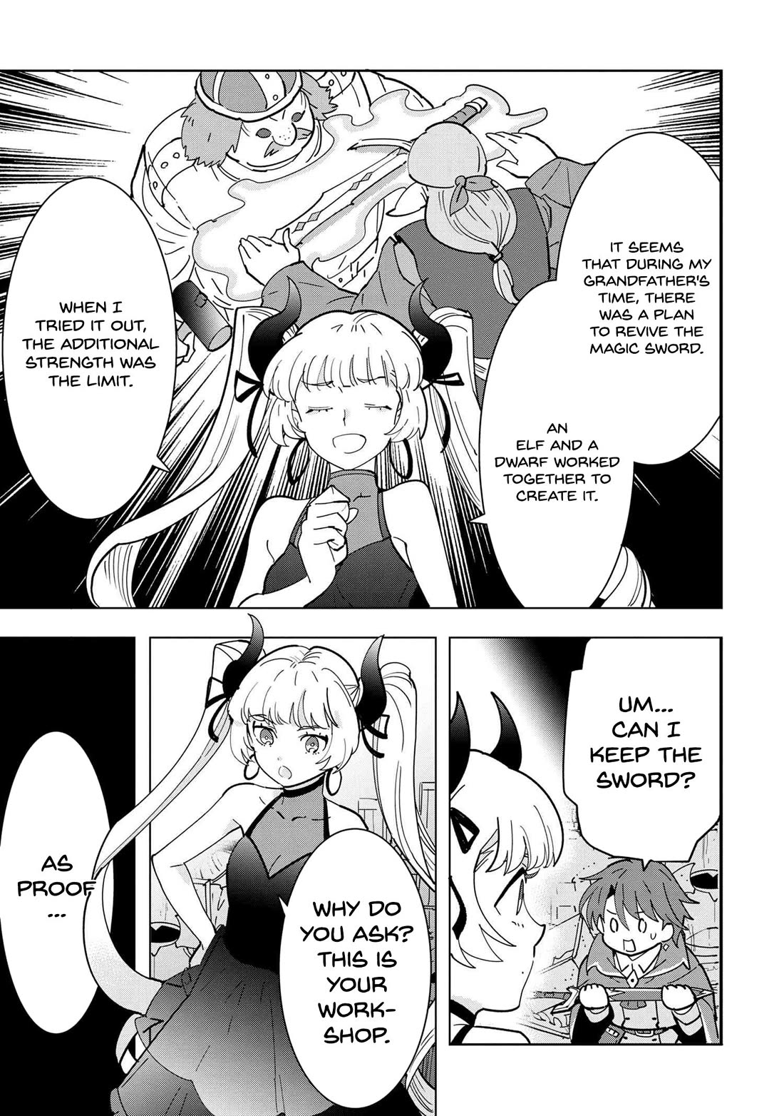 The Creation Alchemist Enjoys Freedom: If I Am Exiled From My Hometown, I Can Make Magic Items With Transcendent Effects at the Knees of the Demon Lord Chapter 10 page 16 - Chapter 10