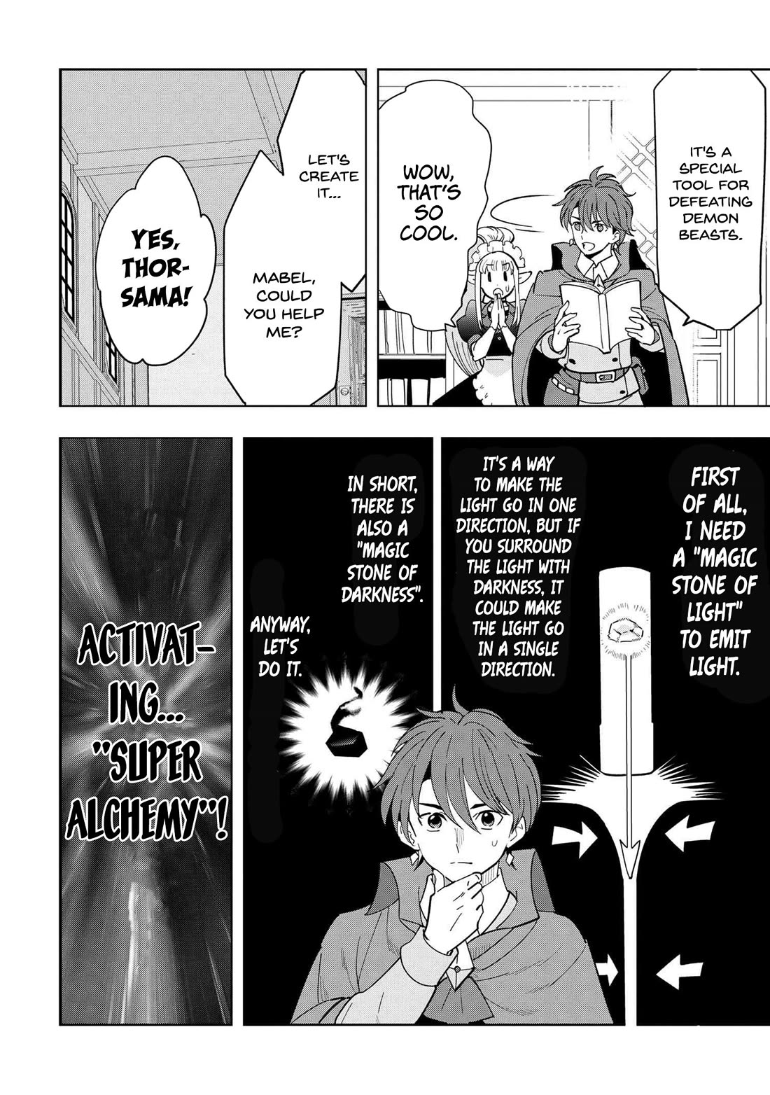 The Creation Alchemist Enjoys Freedom: If I Am Exiled From My Hometown, I Can Make Magic Items With Transcendent Effects at the Knees of the Demon Lord Chapter 10 page 23 - Chapter 10