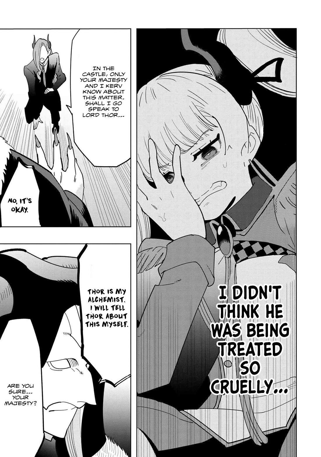 The Creation Alchemist Enjoys Freedom: If I Am Exiled From My Hometown, I Can Make Magic Items With Transcendent Effects at the Knees of the Demon Lord Chapter 11 page 26 - Chapter 11