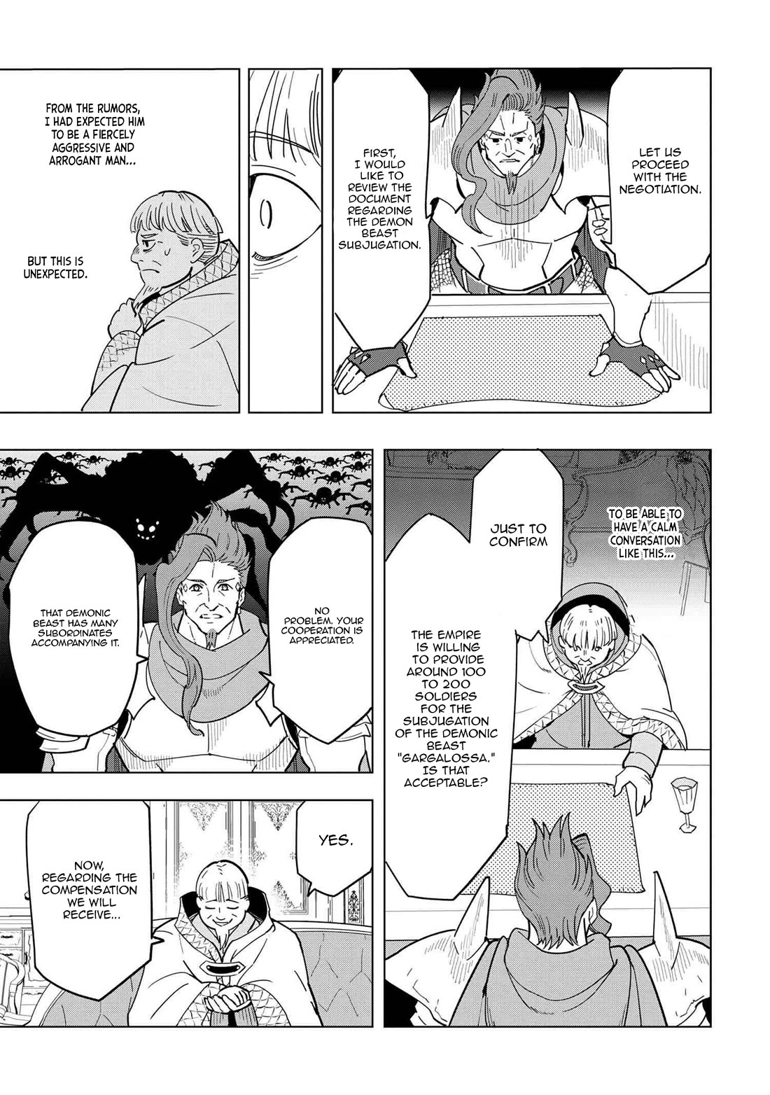 The Creation Alchemist Enjoys Freedom: If I Am Exiled From My Hometown, I Can Make Magic Items With Transcendent Effects at the Knees of the Demon Lord Chapter 11 page 8 - Chapter 11