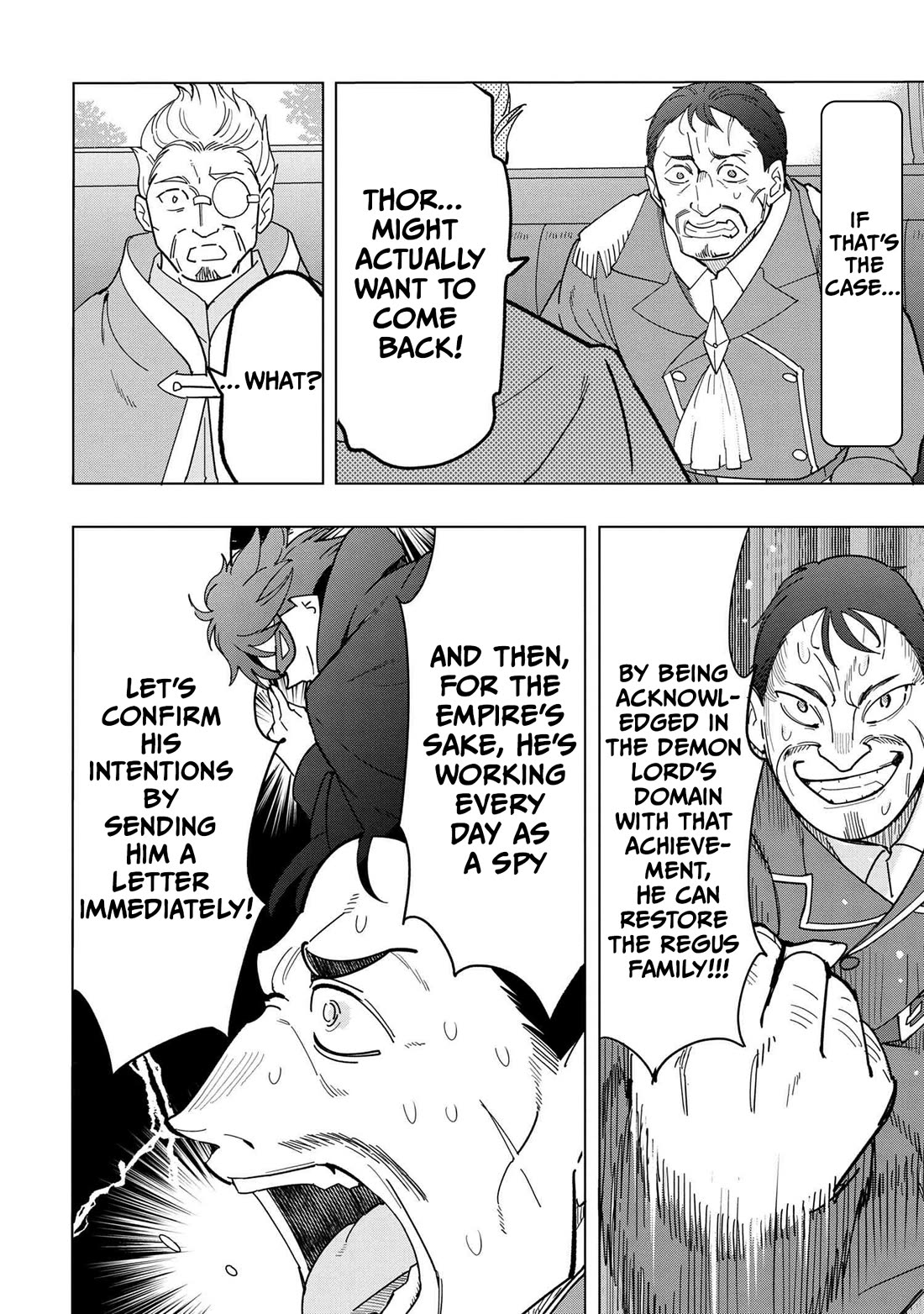 The Creation Alchemist Enjoys Freedom: If I Am Exiled From My Hometown, I Can Make Magic Items With Transcendent Effects at the Knees of the Demon Lord Chapter 12 page 57 - Chapter 12