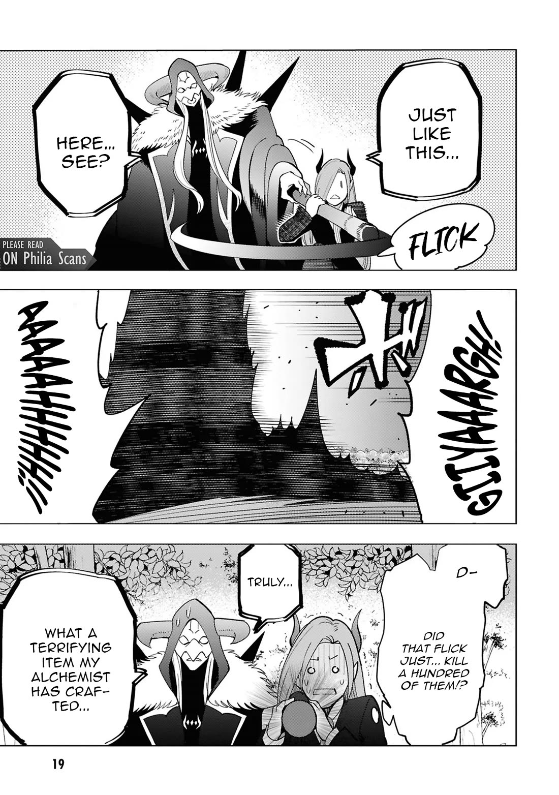The Creation Alchemist Enjoys Freedom: If I Am Exiled From My Hometown, I Can Make Magic Items With Transcendent Effects at the Knees of the Demon Lord Chapter 14 page 18 - Chapter 14