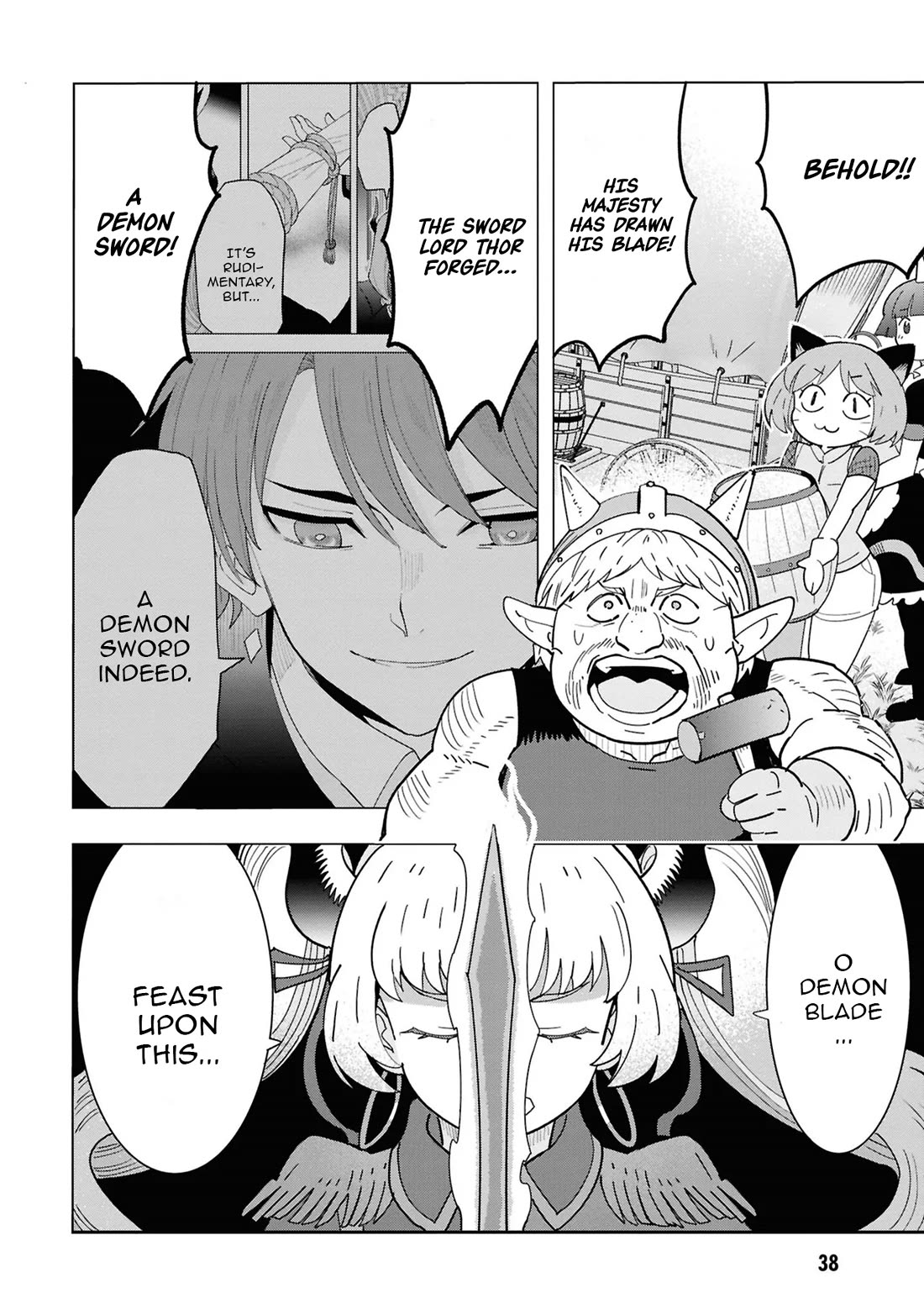 The Creation Alchemist Enjoys Freedom: If I Am Exiled From My Hometown, I Can Make Magic Items With Transcendent Effects at the Knees of the Demon Lord Chapter 14 page 34 - Chapter 14