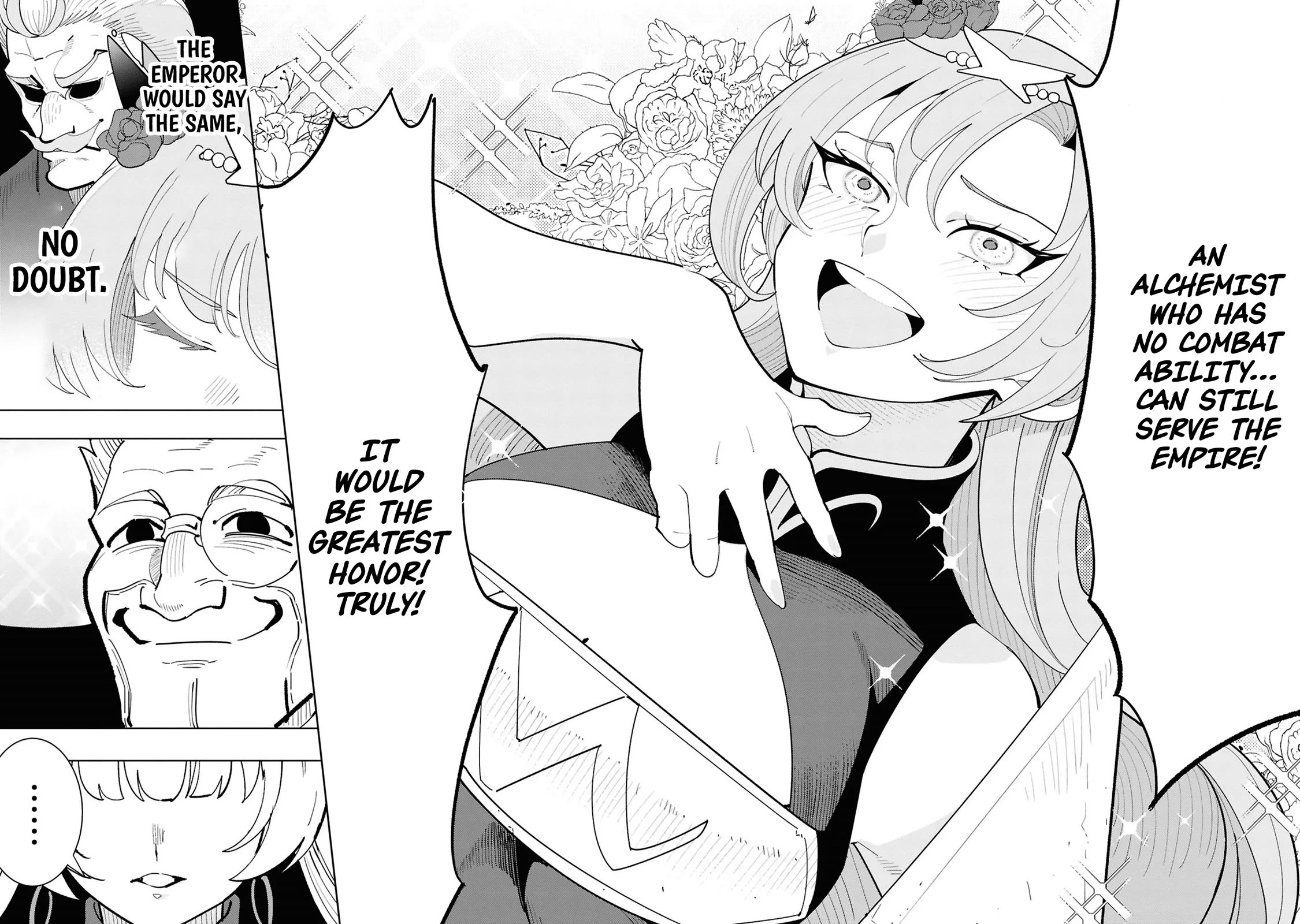 The Creation Alchemist Enjoys Freedom: If I Am Exiled From My Hometown, I Can Make Magic Items With Transcendent Effects at the Knees of the Demon Lord Chapter 15 page 46 - Chapter 15