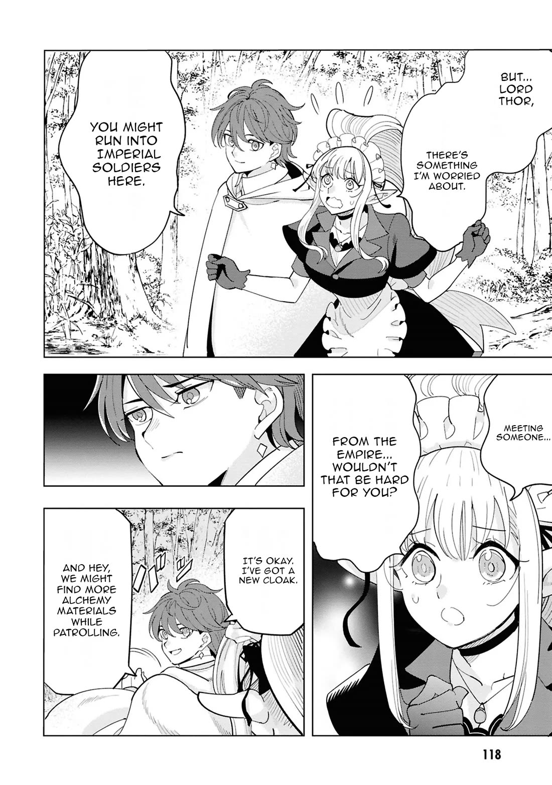 The Creation Alchemist Enjoys Freedom: If I Am Exiled From My Hometown, I Can Make Magic Items With Transcendent Effects at the Knees of the Demon Lord Chapter 15 page 51 - Chapter 15