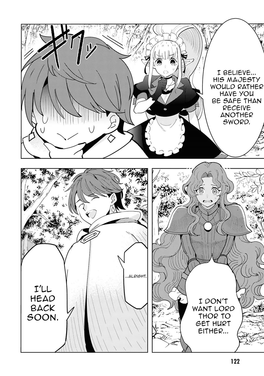 The Creation Alchemist Enjoys Freedom: If I Am Exiled From My Hometown, I Can Make Magic Items With Transcendent Effects at the Knees of the Demon Lord Chapter 15 page 55 - Chapter 15