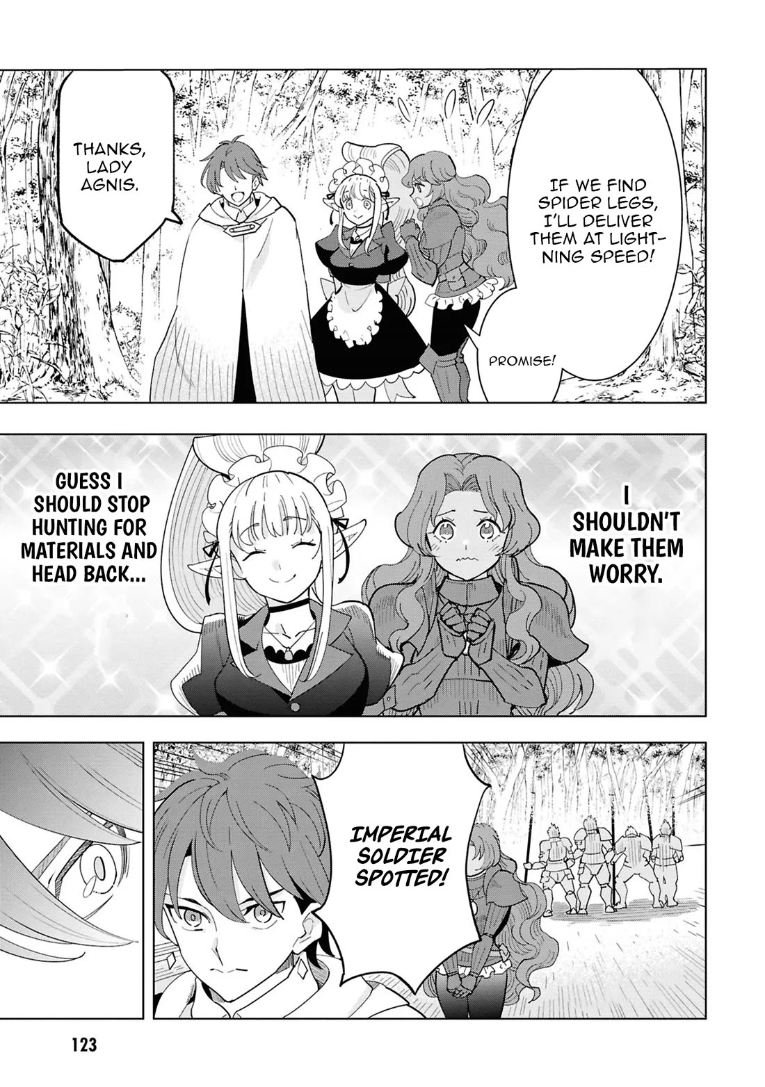 The Creation Alchemist Enjoys Freedom: If I Am Exiled From My Hometown, I Can Make Magic Items With Transcendent Effects at the Knees of the Demon Lord Chapter 15 page 56 - Chapter 15