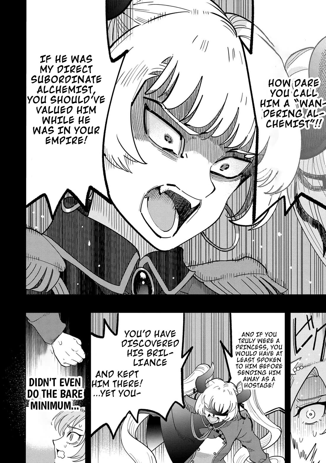 The Creation Alchemist Enjoys Freedom: If I Am Exiled From My Hometown, I Can Make Magic Items With Transcendent Effects at the Knees of the Demon Lord Chapter 17 page 12 - Chapter 17