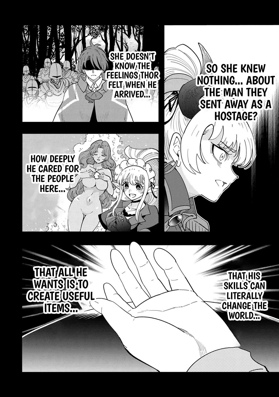 The Creation Alchemist Enjoys Freedom: If I Am Exiled From My Hometown, I Can Make Magic Items With Transcendent Effects at the Knees of the Demon Lord Chapter 17 page 14 - Chapter 17