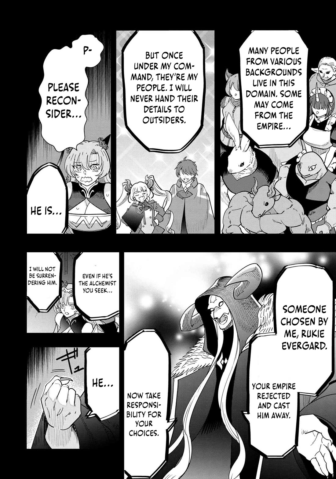 The Creation Alchemist Enjoys Freedom: If I Am Exiled From My Hometown, I Can Make Magic Items With Transcendent Effects at the Knees of the Demon Lord Chapter 17 page 18 - Chapter 17
