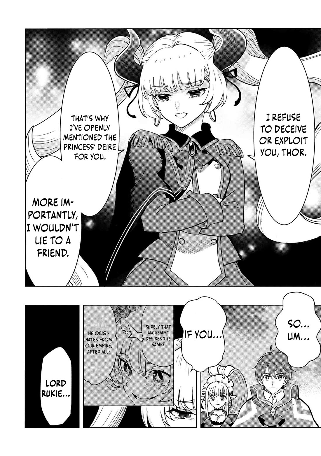 The Creation Alchemist Enjoys Freedom: If I Am Exiled From My Hometown, I Can Make Magic Items With Transcendent Effects at the Knees of the Demon Lord Chapter 17 page 24 - Chapter 17