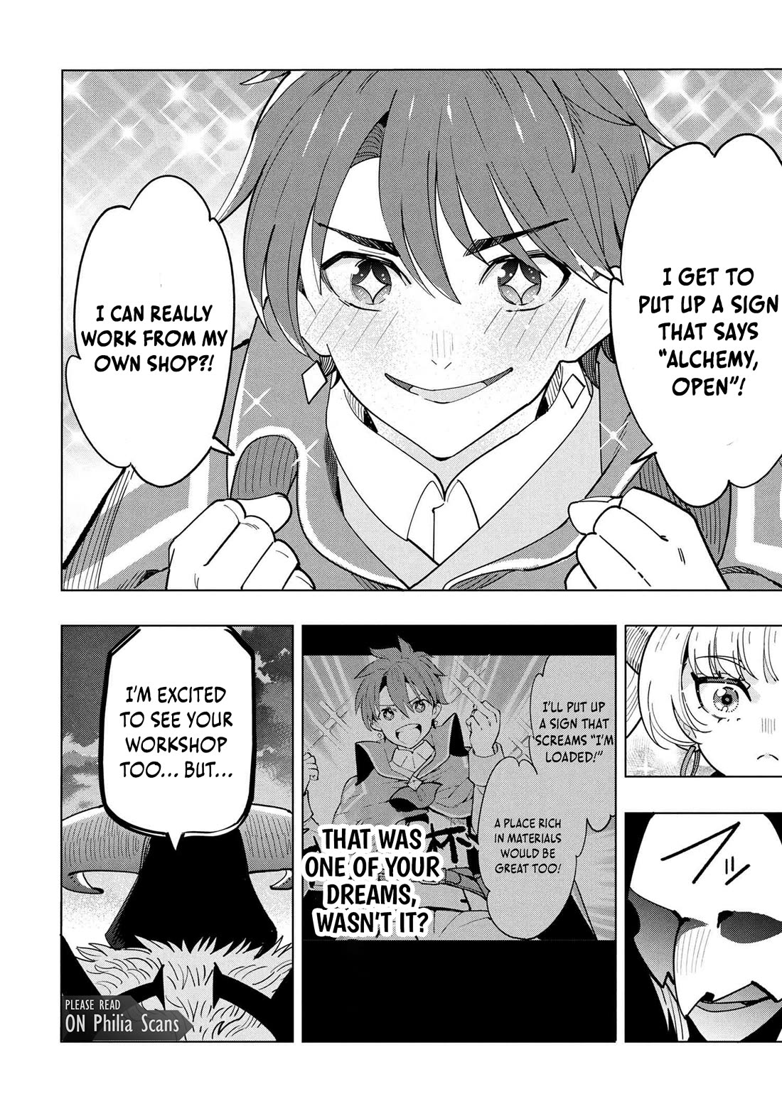 The Creation Alchemist Enjoys Freedom: If I Am Exiled From My Hometown, I Can Make Magic Items With Transcendent Effects at the Knees of the Demon Lord Chapter 17 page 30 - Chapter 17