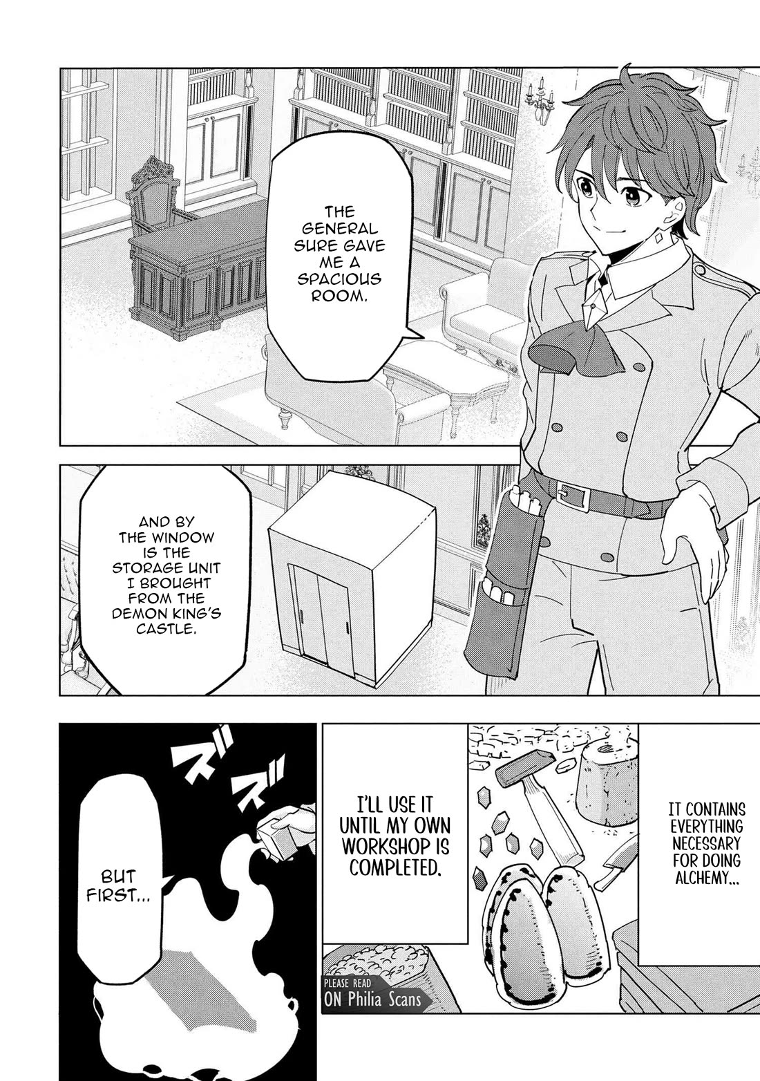 The Creation Alchemist Enjoys Freedom: If I Am Exiled From My Hometown, I Can Make Magic Items With Transcendent Effects at the Knees of the Demon Lord Chapter 18 page 30 - Chapter 18