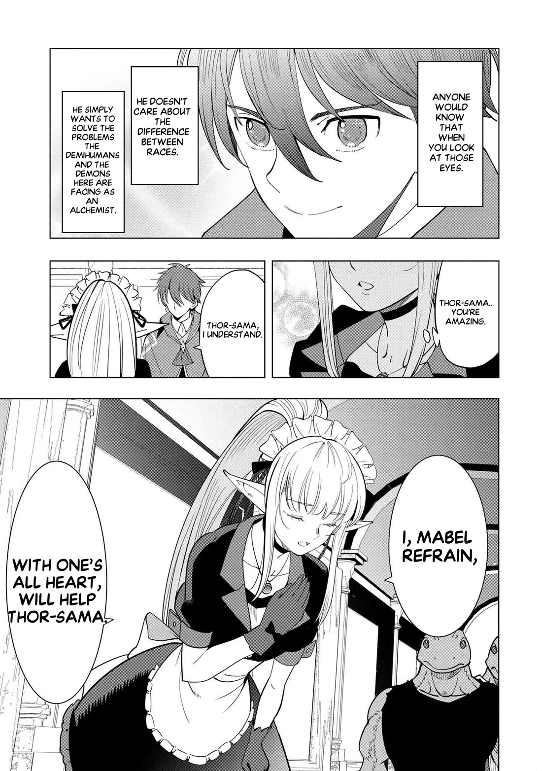 The Creation Alchemist Enjoys Freedom: If I Am Exiled From My Hometown, I Can Make Magic Items With Transcendent Effects at the Knees of the Demon Lord Chapter 2 page 43 - Chapter 2