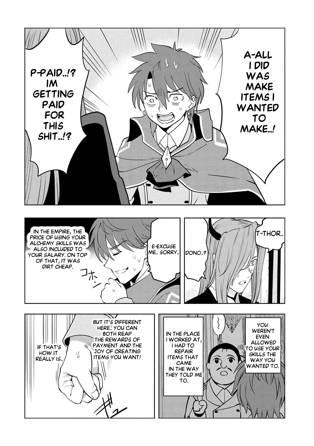 The Creation Alchemist Enjoys Freedom: If I Am Exiled From My Hometown, I Can Make Magic Items With Transcendent Effects at the Knees of the Demon Lord Chapter 3 page 48 - Chapter 3