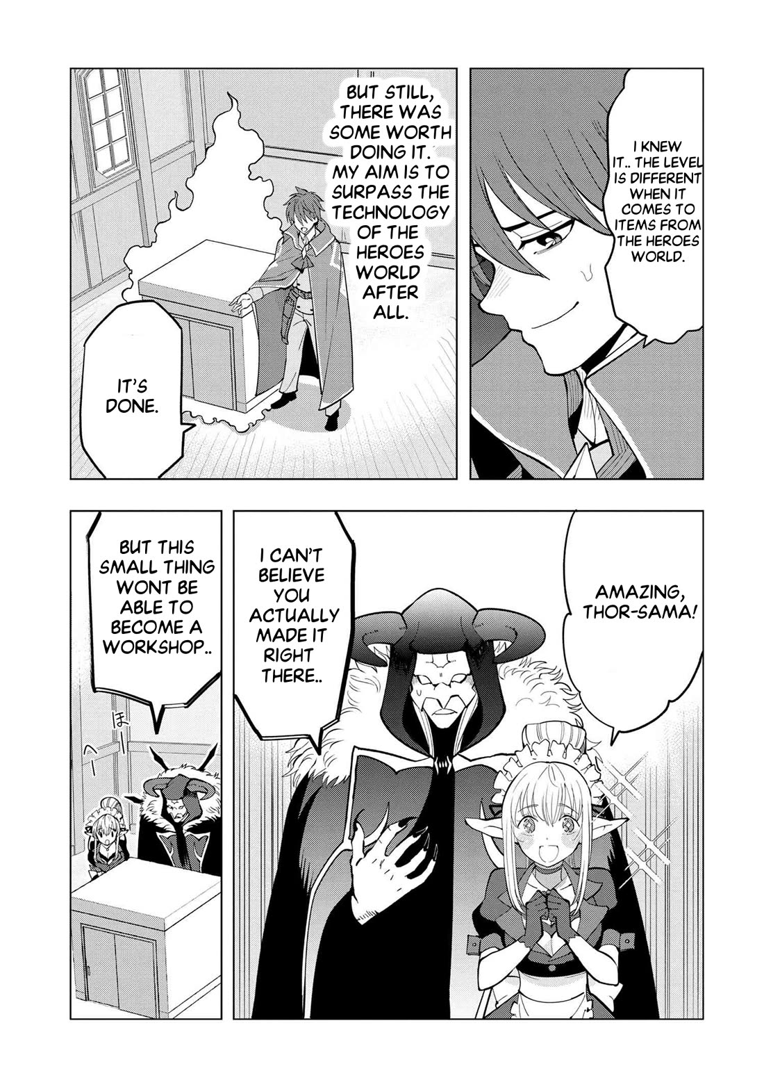 The Creation Alchemist Enjoys Freedom: If I Am Exiled From My Hometown, I Can Make Magic Items With Transcendent Effects at the Knees of the Demon Lord Chapter 4 page 40 - Chapter 4