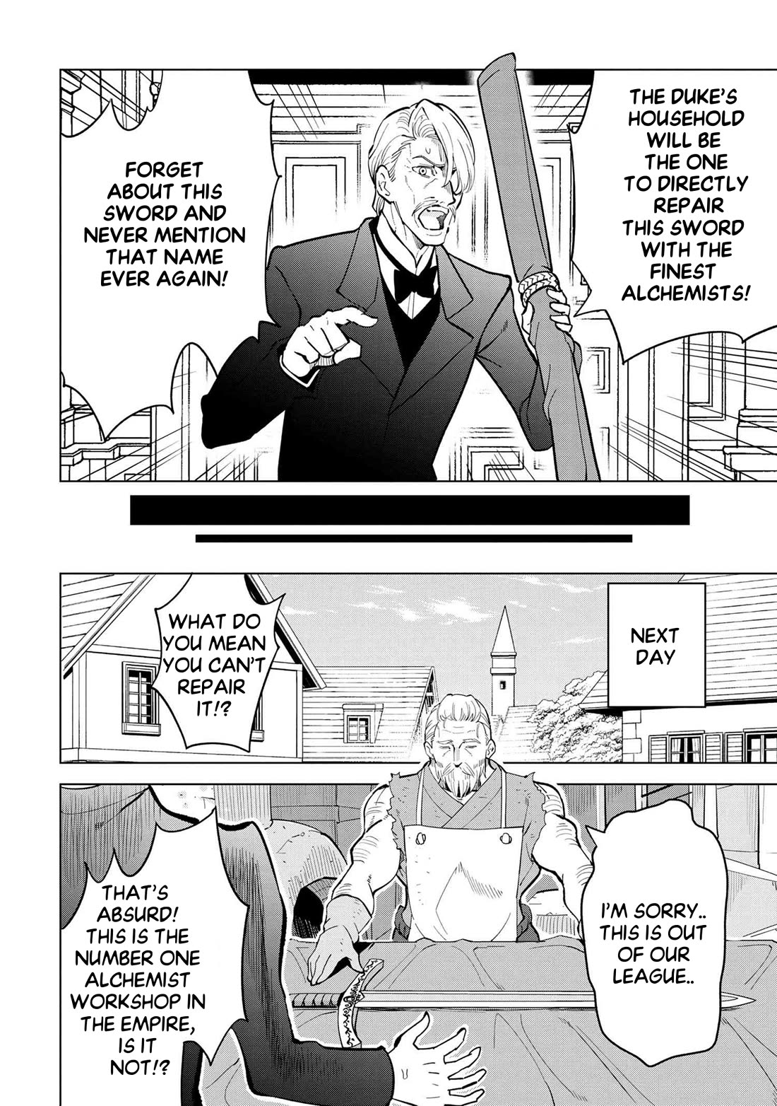 The Creation Alchemist Enjoys Freedom: If I Am Exiled From My Hometown, I Can Make Magic Items With Transcendent Effects at the Knees of the Demon Lord Chapter 4 page 7 - Chapter 4