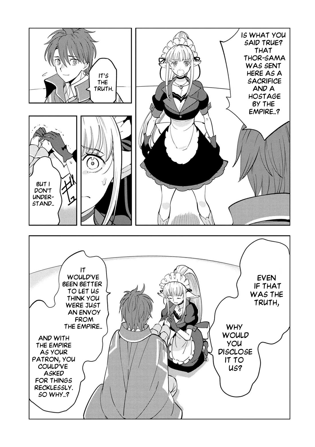 The Creation Alchemist Enjoys Freedom: If I Am Exiled From My Hometown, I Can Make Magic Items With Transcendent Effects at the Knees of the Demon Lord Chapter 5 page 13 - Chapter 5