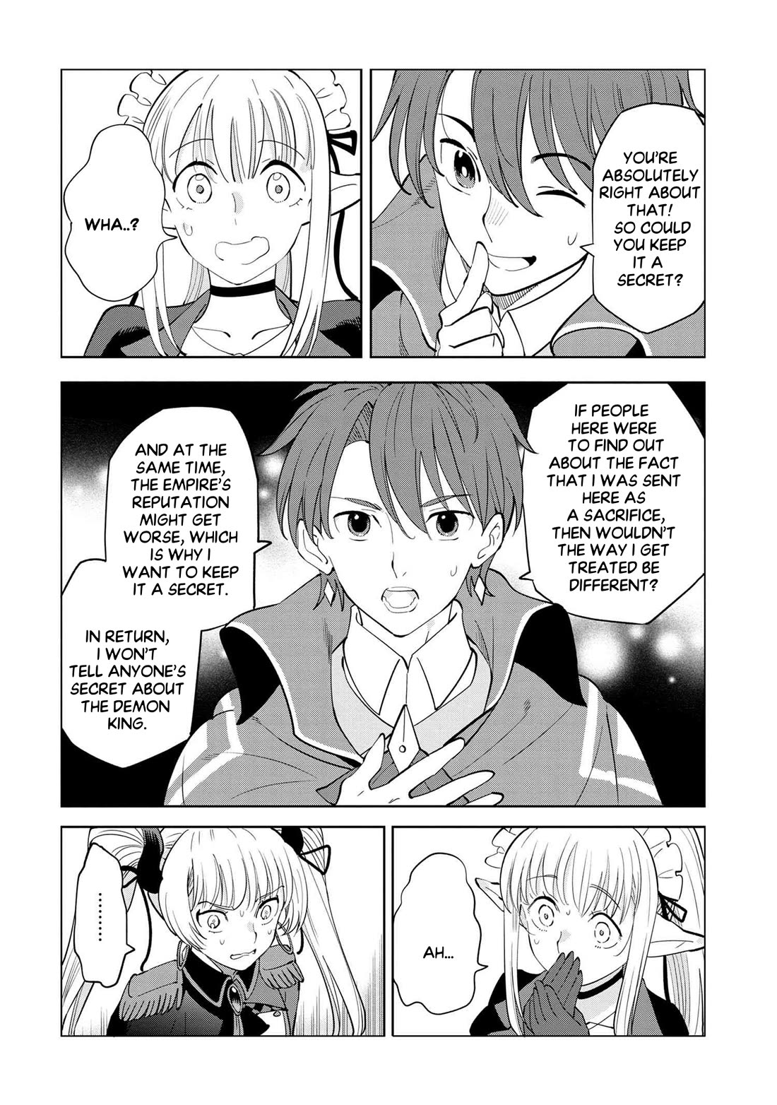 The Creation Alchemist Enjoys Freedom: If I Am Exiled From My Hometown, I Can Make Magic Items With Transcendent Effects at the Knees of the Demon Lord Chapter 5 page 14 - Chapter 5