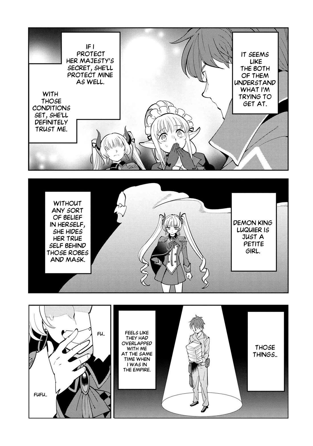 The Creation Alchemist Enjoys Freedom: If I Am Exiled From My Hometown, I Can Make Magic Items With Transcendent Effects at the Knees of the Demon Lord Chapter 5 page 15 - Chapter 5