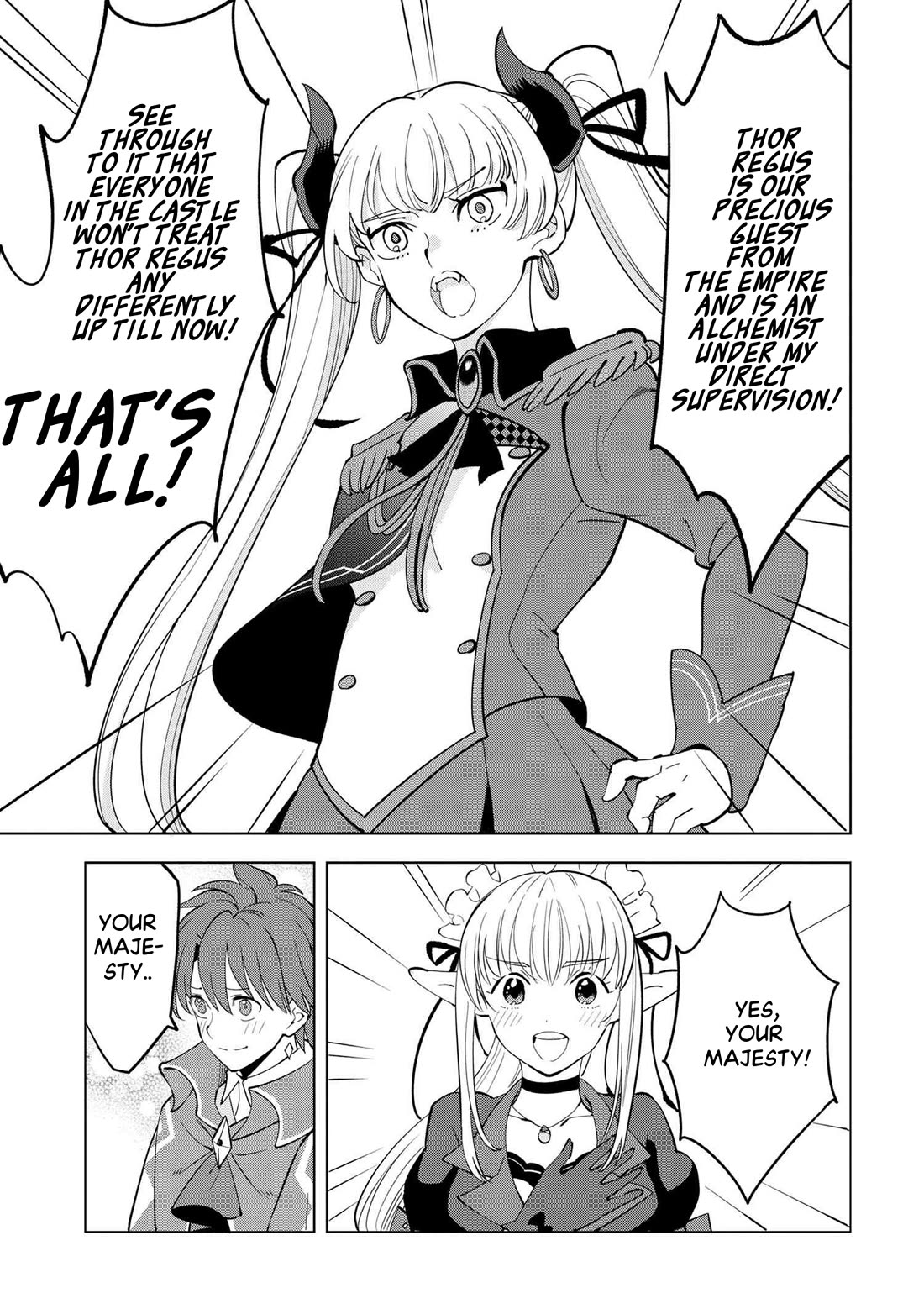 The Creation Alchemist Enjoys Freedom: If I Am Exiled From My Hometown, I Can Make Magic Items With Transcendent Effects at the Knees of the Demon Lord Chapter 5 page 19 - Chapter 5