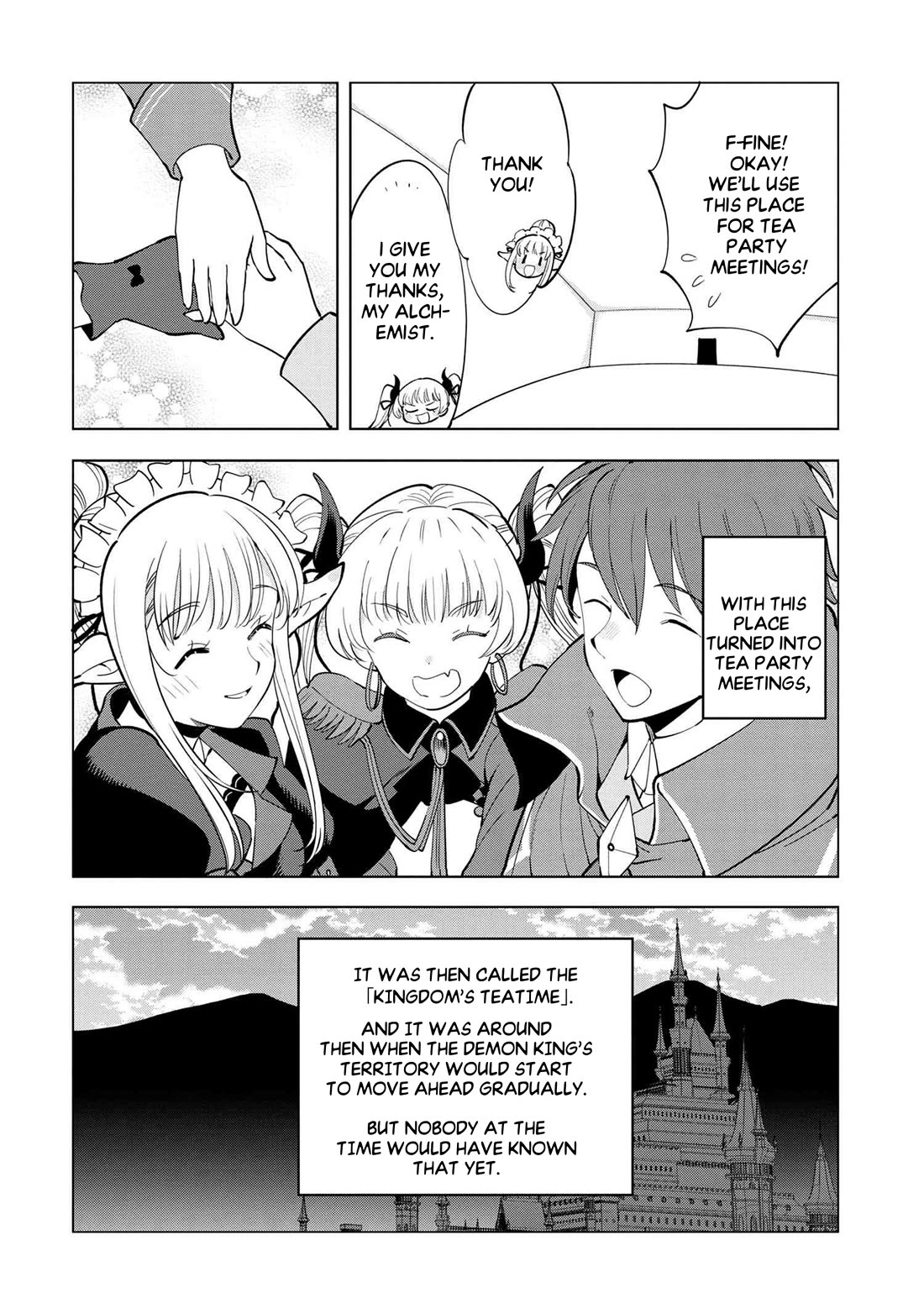 The Creation Alchemist Enjoys Freedom: If I Am Exiled From My Hometown, I Can Make Magic Items With Transcendent Effects at the Knees of the Demon Lord Chapter 5 page 22 - Chapter 5
