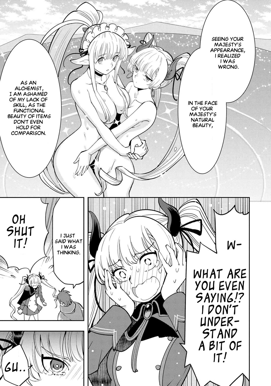 The Creation Alchemist Enjoys Freedom: If I Am Exiled From My Hometown, I Can Make Magic Items With Transcendent Effects at the Knees of the Demon Lord Chapter 5 page 9 - Chapter 5