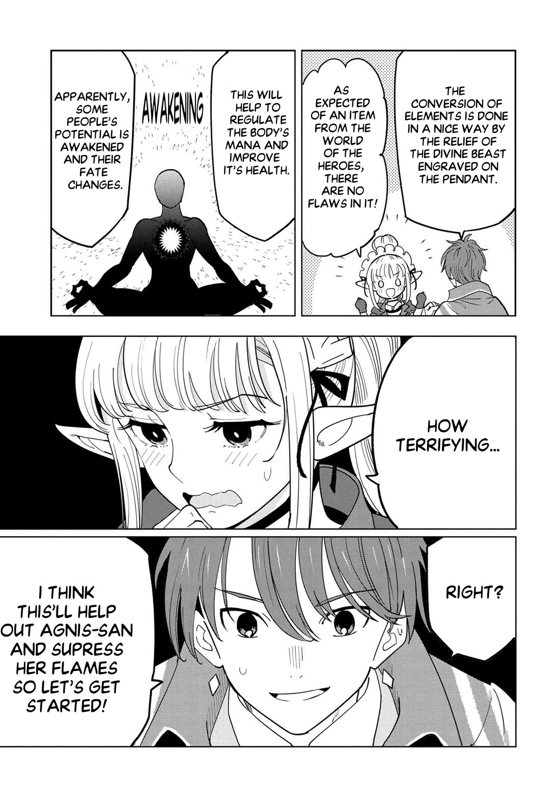The Creation Alchemist Enjoys Freedom: If I Am Exiled From My Hometown, I Can Make Magic Items With Transcendent Effects at the Knees of the Demon Lord Chapter 7 page 32 - Chapter 7