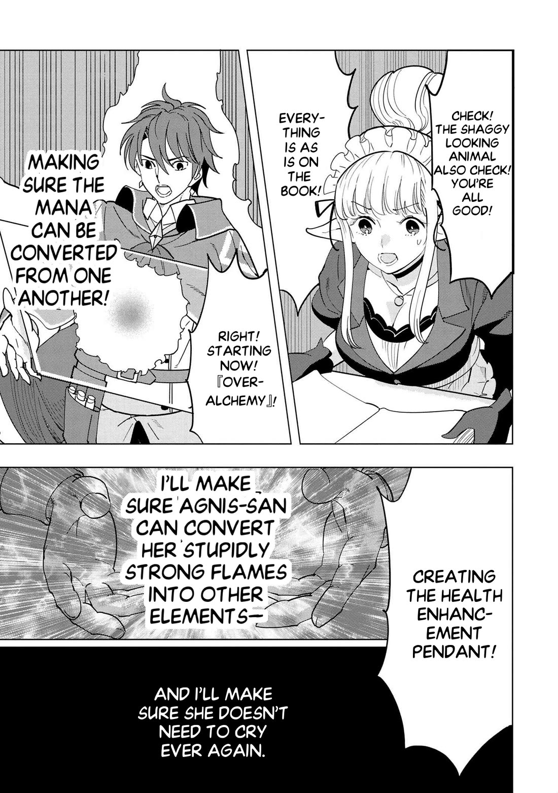 The Creation Alchemist Enjoys Freedom: If I Am Exiled From My Hometown, I Can Make Magic Items With Transcendent Effects at the Knees of the Demon Lord Chapter 7 page 38 - Chapter 7