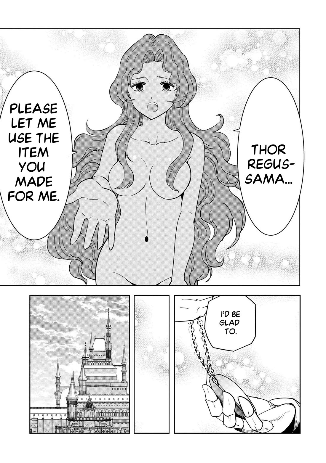 The Creation Alchemist Enjoys Freedom: If I Am Exiled From My Hometown, I Can Make Magic Items With Transcendent Effects at the Knees of the Demon Lord Chapter 8 page 12 - Chapter 8