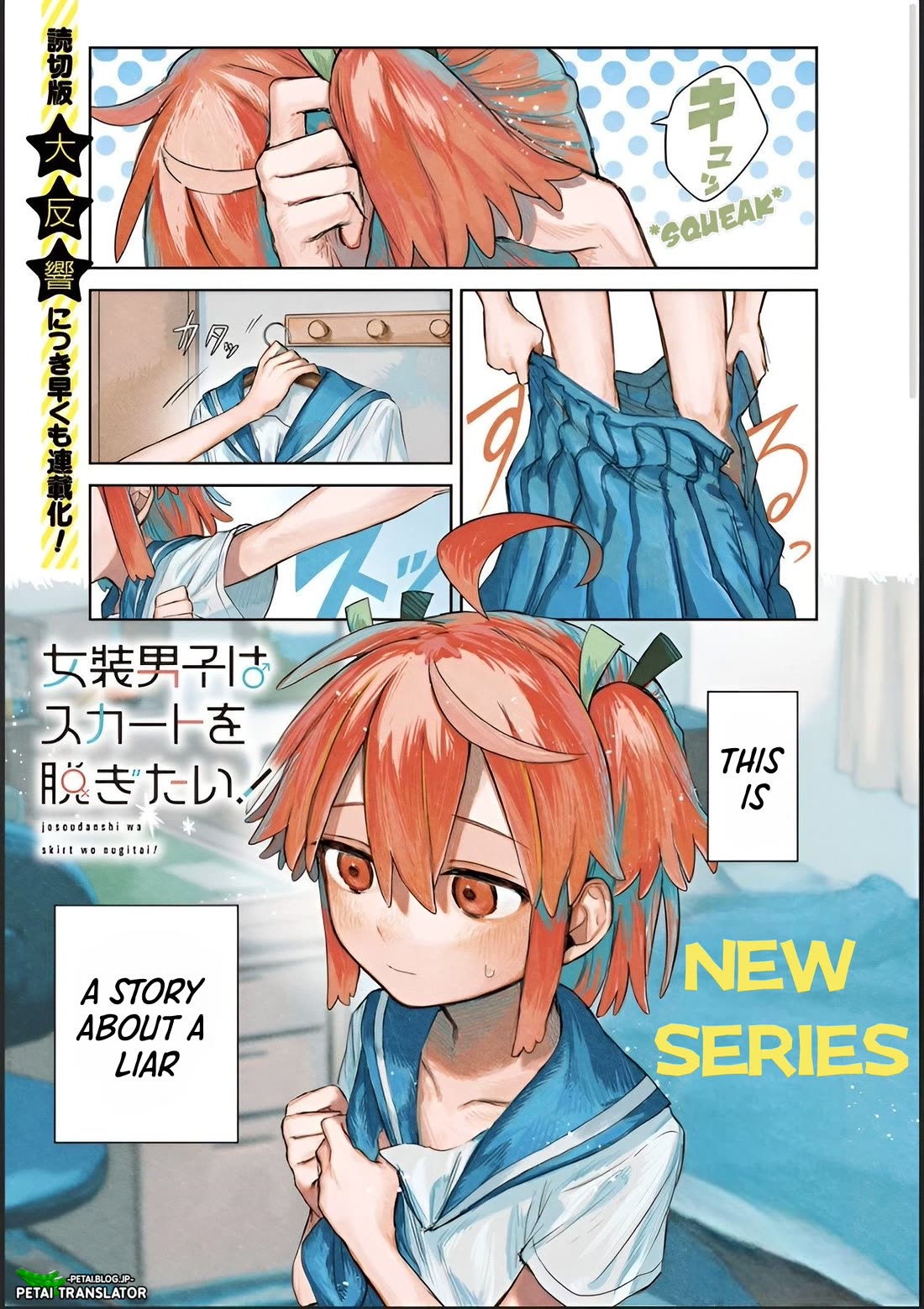 The Crossdressing Boy Wants to Take Off His Skirt Chapter 1 page 2 - Chapter 1: My Secret