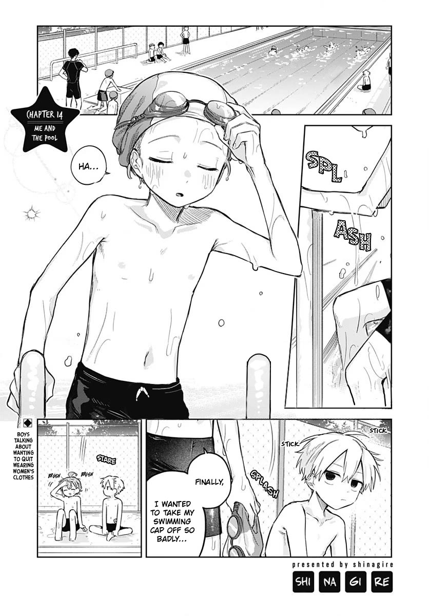 The Crossdressing Boy Wants to Take Off His Skirt Chapter 14 page 1 - Chapter 14: Me and The Pool