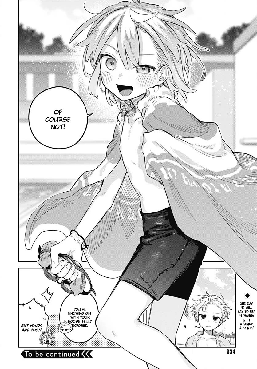 The Crossdressing Boy Wants to Take Off His Skirt Chapter 14 page 10 - Chapter 14: Me and The Pool