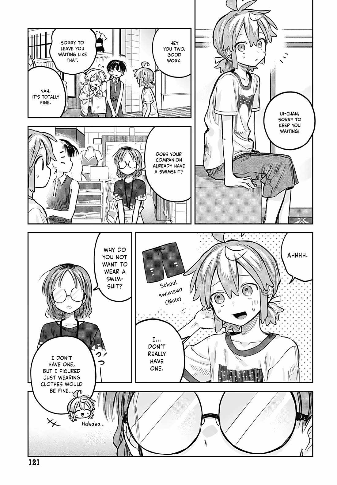 The Crossdressing Boy Wants to Take Off His Skirt Chapter 20 page 21 - Chapter 20: Me and The Swimsuits