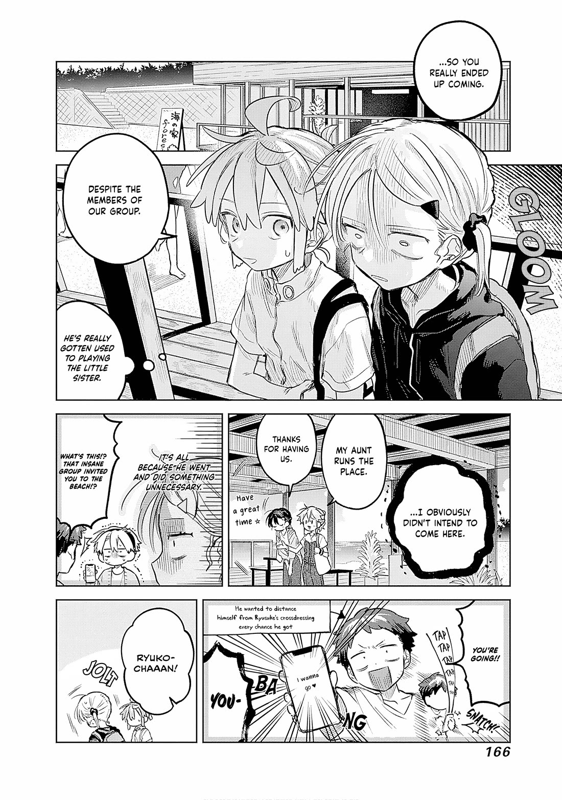 The Crossdressing Boy Wants to Take Off His Skirt Chapter 21 page 4 - Chapter 21: Me and The Sea