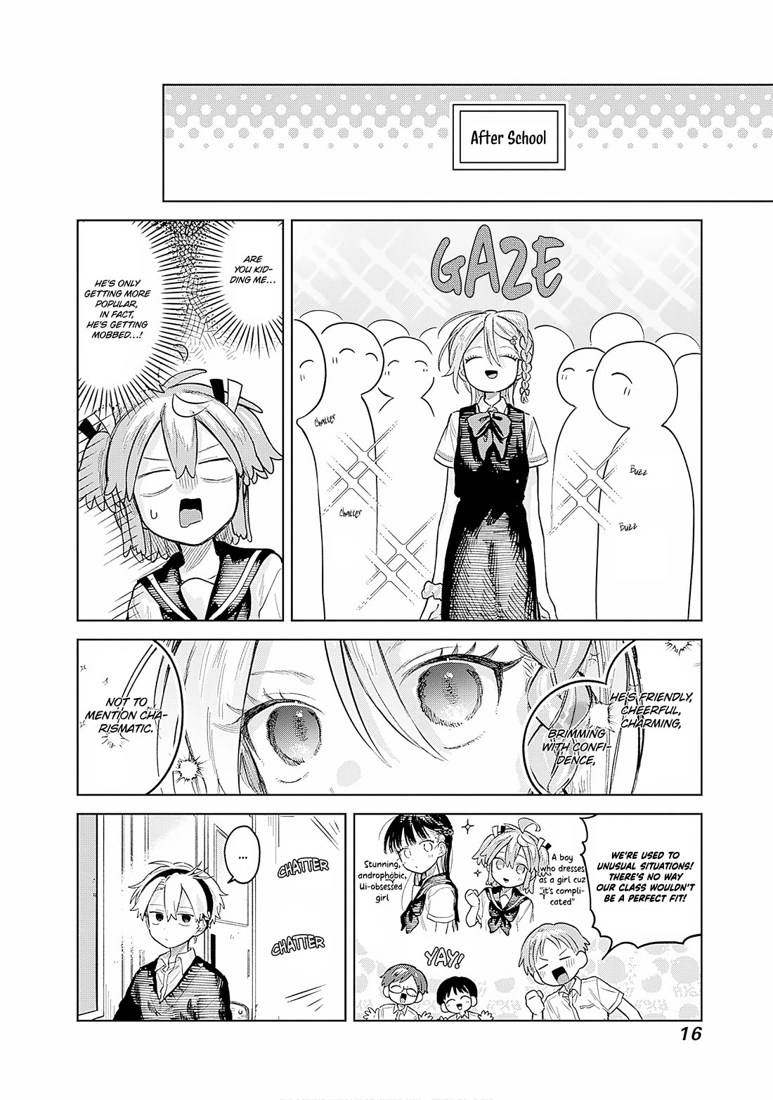 The Crossdressing Boy Wants to Take Off His Skirt Chapter 22 page 14 - Chapter 22: Me and The Transfer Student