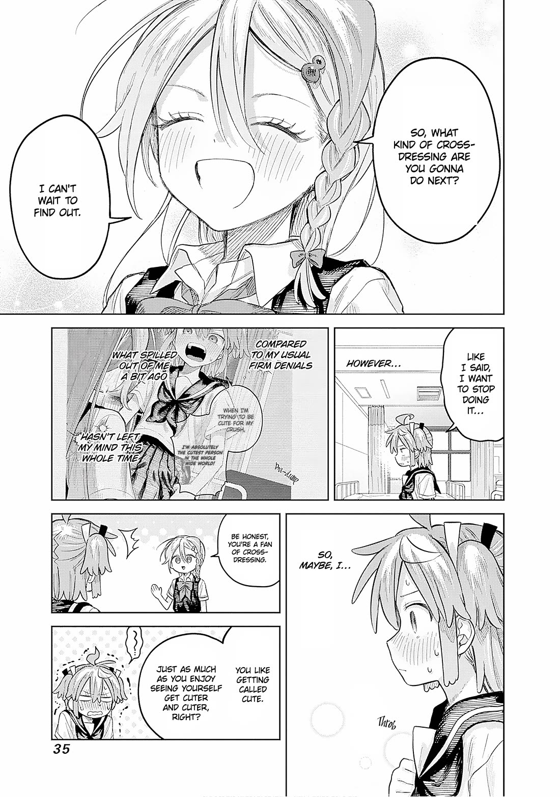 The Crossdressing Boy Wants to Take Off His Skirt Chapter 22 page 33 - Chapter 22: Me and The Transfer Student
