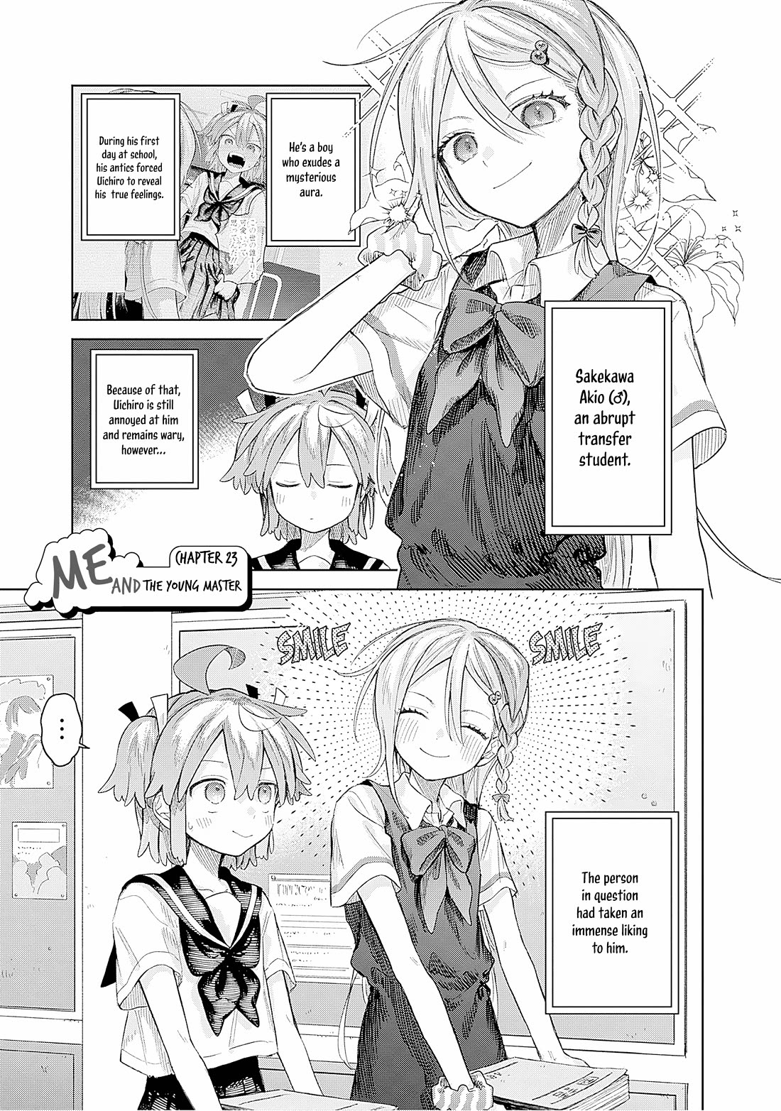 The Crossdressing Boy Wants to Take Off His Skirt Chapter 23 page 1 - Chapter 23: Me and The Young Master