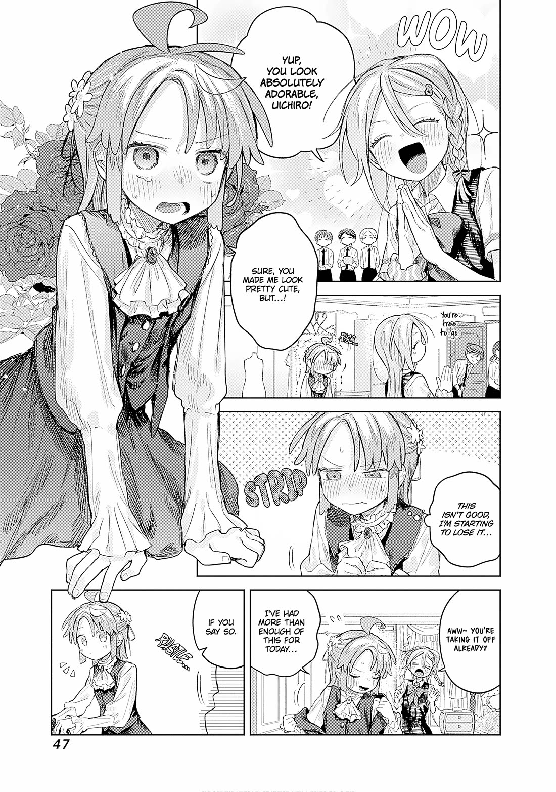 The Crossdressing Boy Wants to Take Off His Skirt Chapter 23 page 9 - Chapter 23: Me and The Young Master