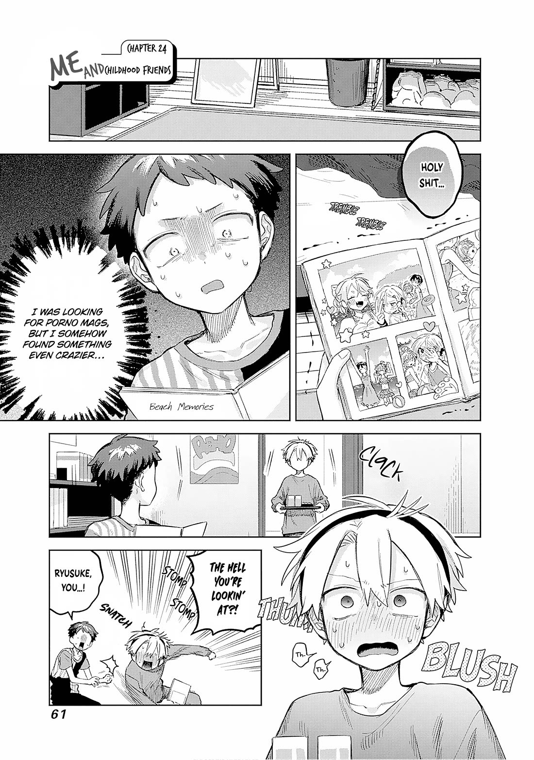 The Crossdressing Boy Wants to Take Off His Skirt Chapter 24 page 1 - Chapter 24: Me and Childhood Friends