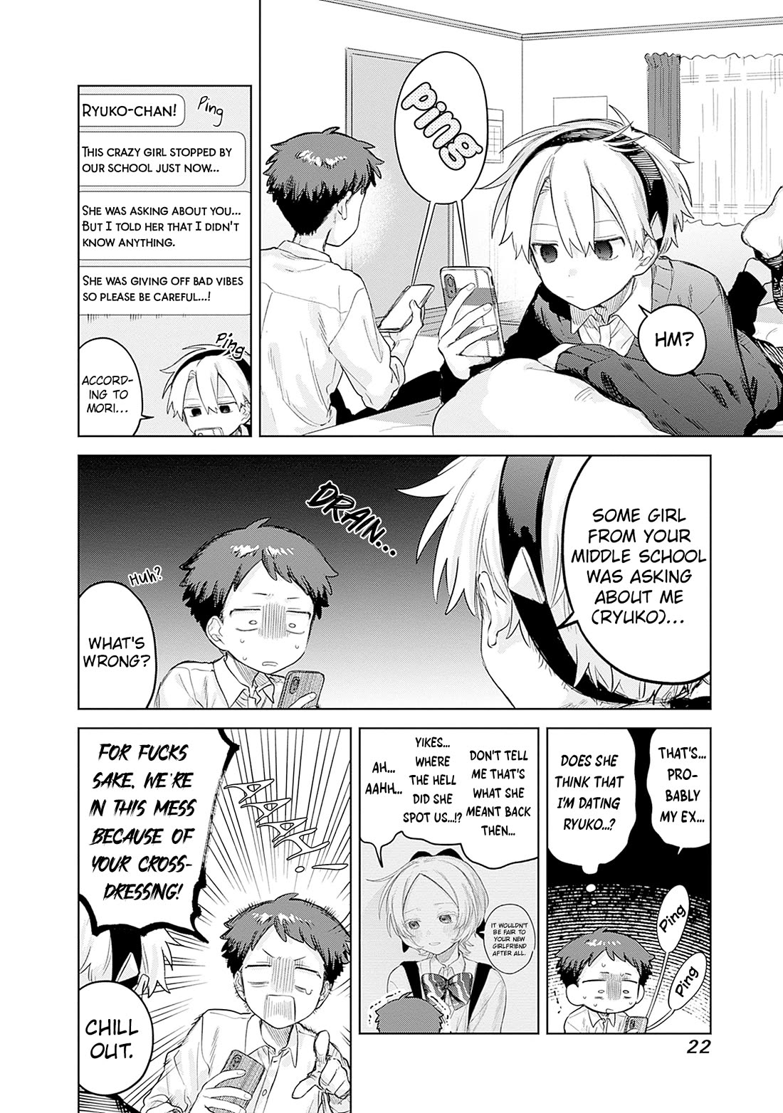 The Crossdressing Boy Wants to Take Off His Skirt Chapter 28 page 20 - Chapter 28: Me and My Ex
