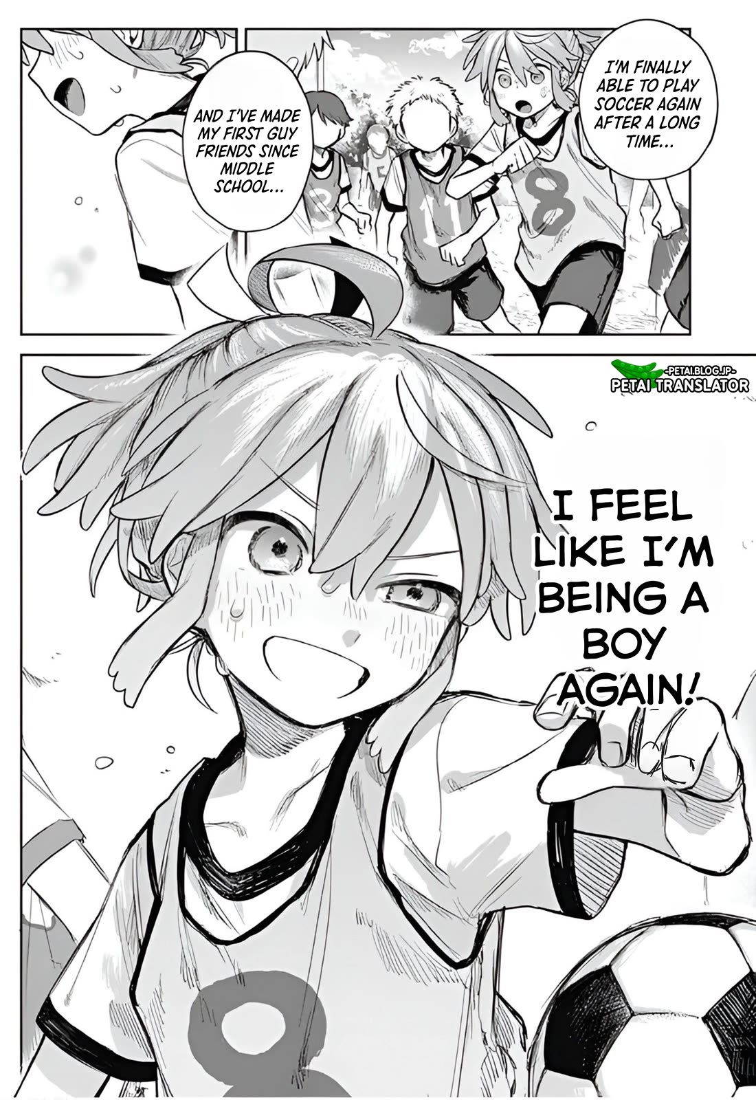 The Crossdressing Boy Wants to Take Off His Skirt Chapter 3 page 12 - Chapter 3: SOCCER BALL AND ME