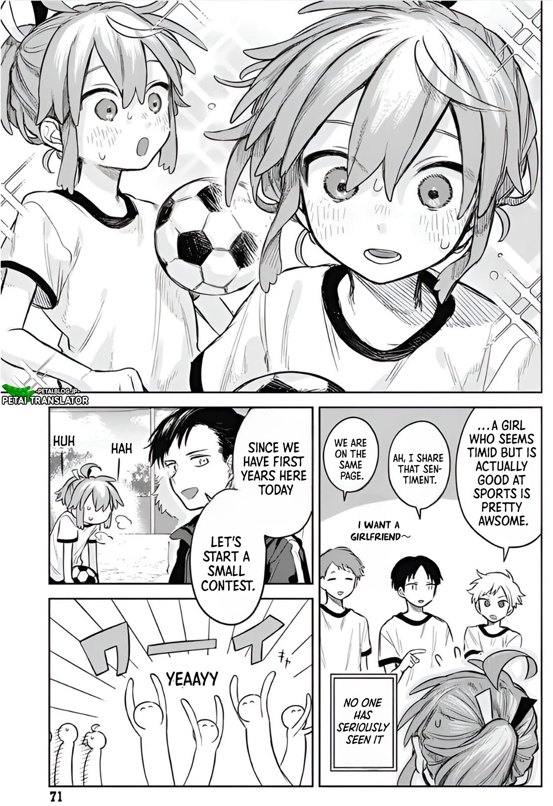 The Crossdressing Boy Wants to Take Off His Skirt Chapter 3 page 9 - Chapter 3: SOCCER BALL AND ME