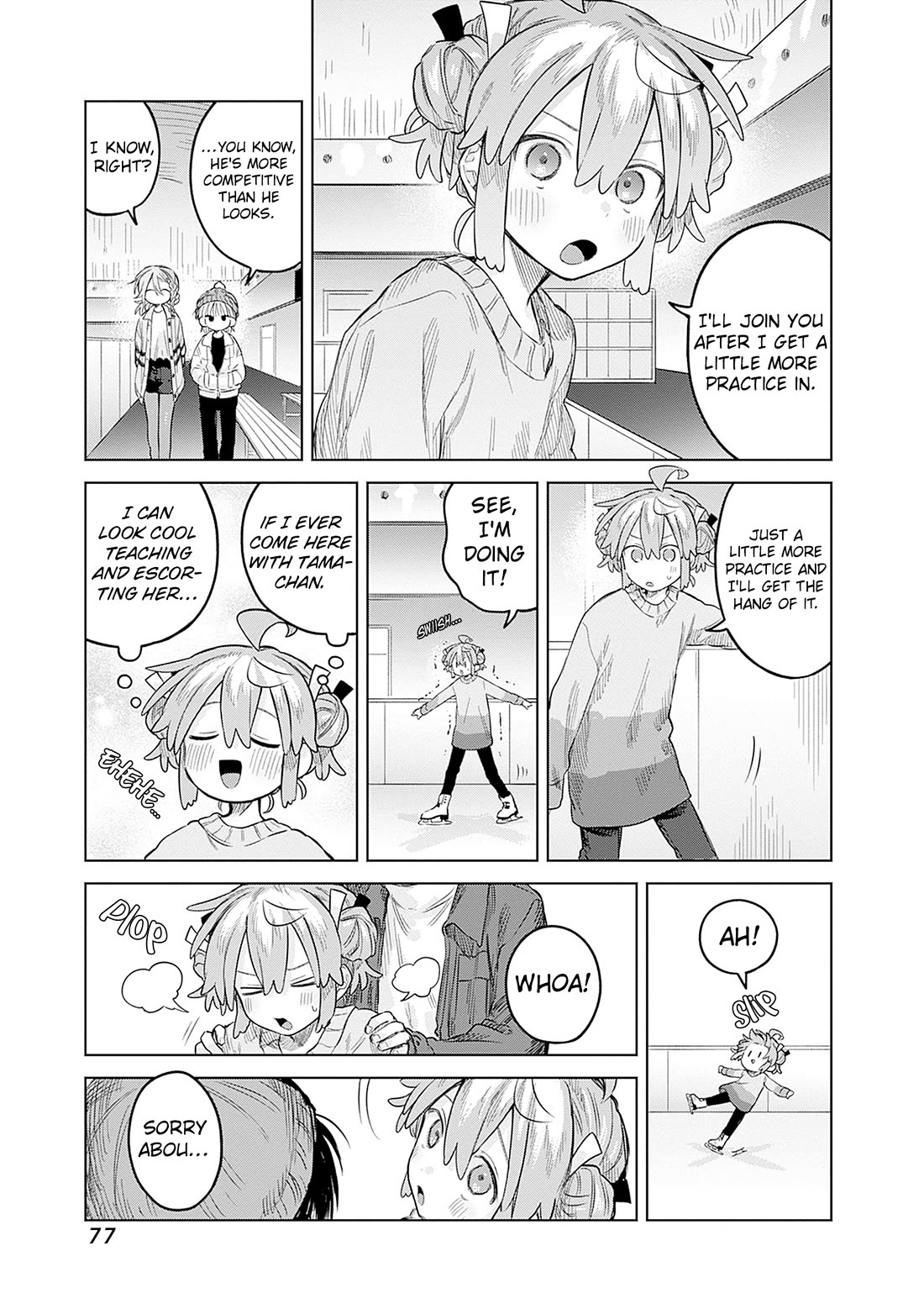 The Crossdressing Boy Wants to Take Off His Skirt Chapter 30 page 12 - Chapter 30: Me and Skating