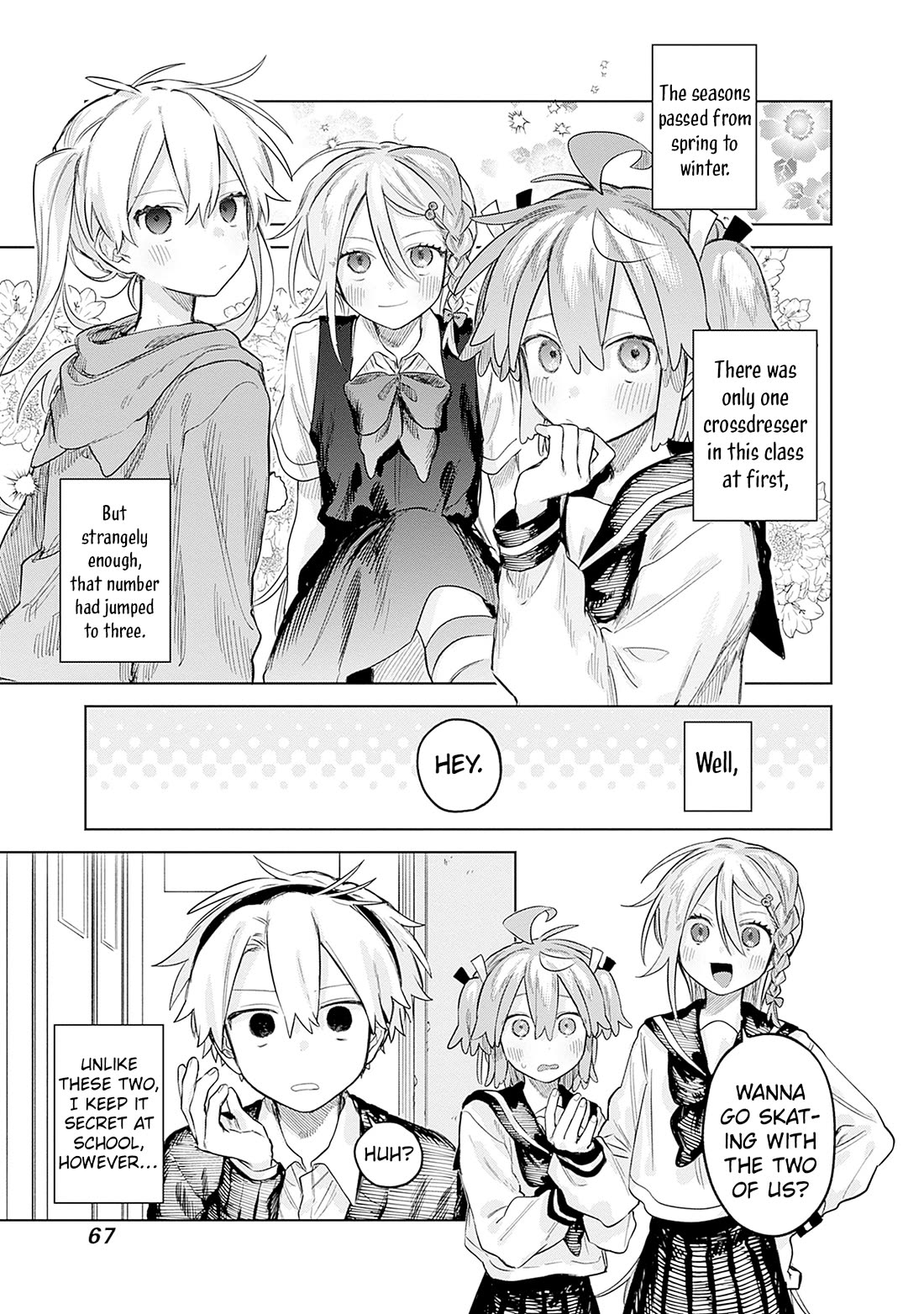 The Crossdressing Boy Wants to Take Off His Skirt Chapter 30 page 2 - Chapter 30: Me and Skating