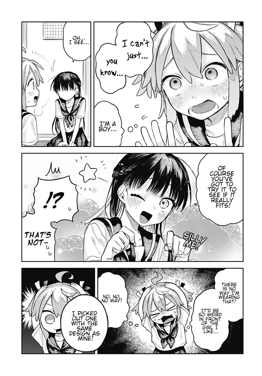 The Crossdressing Boy Wants to Take Off His Skirt Chapter 5 page 4 - Chapter 5: Me and the Bra
